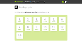 Klassenstufe auswählen