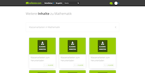 Übersicht Klassenarbeiten herunterladen
